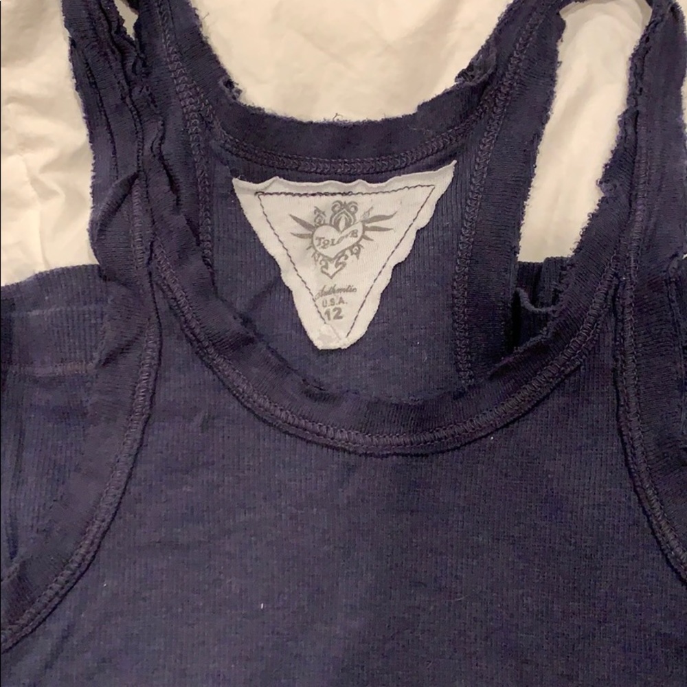 NAVY T2LOVE TANK TOP SIZE 12